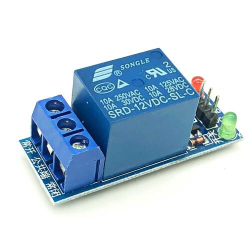 Tek Yön 1-Way Relay Module 12V Röle Modül Düşük Seviye Tetikleme Rölesi