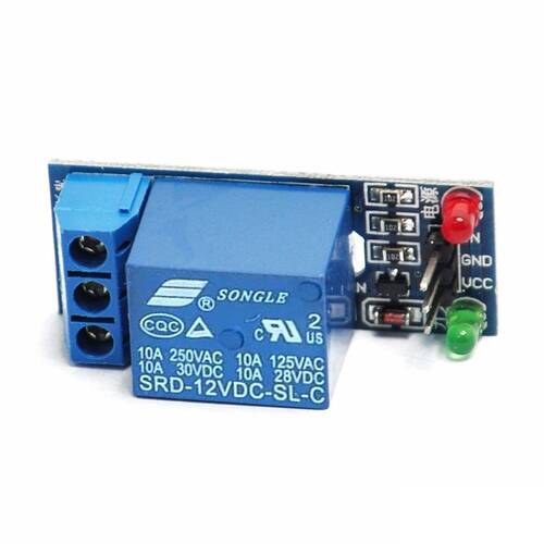 Tek Yön 1-Way Relay Module 12V Röle Modül Düşük Seviye Tetikleme Rölesi