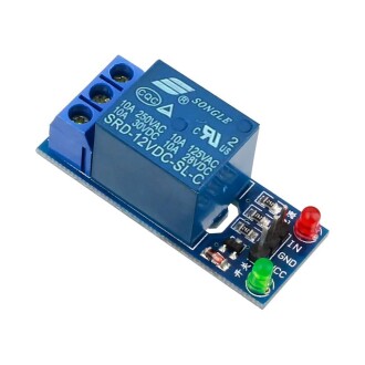 Tek Yön 1-Way Relay Module 12V Röle Modül Düşük Seviye Tetikleme Rölesi - 3