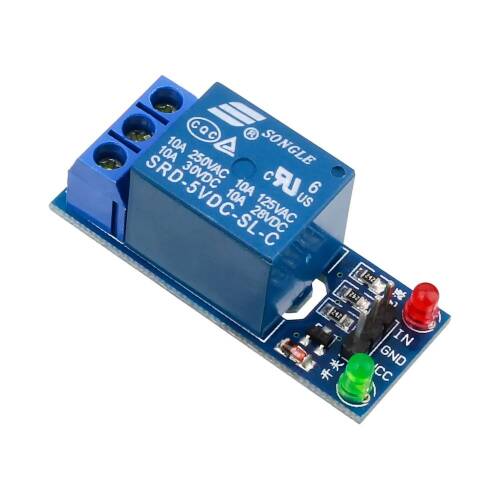 Tek Yön 1-way Relay Module 5V Röle Modül Düşük Seviye Tetikleme Rölesi - 3