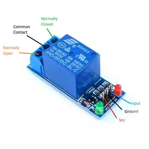 Tek Yön 1-way Relay Module 5V Röle Modül Düşük Seviye Tetikleme Rölesi - 5