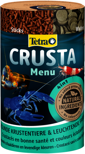 Tetra Crusta Menu Karides Kerevit 4 Çeşit Bir Arada Yem - 100ML - 1