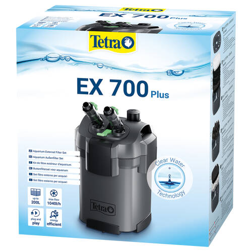 Tetra EX700 Plus Tam Takım Dış Filtre 200 Litreye Kadar Akvaryumlar İçin - 1