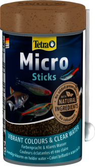Tetra Micro Sticks Üst Orta Seviye Küçük Balık Yavaş Batan Yem - 100ML