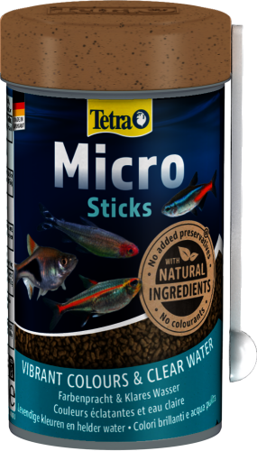 Tetra Micro Sticks Üst Orta Seviye Küçük Balık Yavaş Batan Yem - 100ML - 1