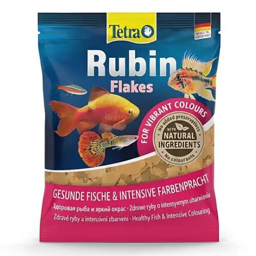 Tetra Rubin Renklendirici Pul Balık Yemi - 12GR - 1