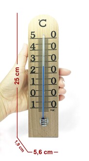 TFA 12.1005 Tahta İç Mekan Termometresi - Thumbnail