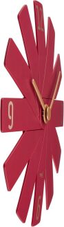 TFA 60.3020.05 Tasarım Duvar Saati, 12 Parça Modüler, Sessiz Sweep Mekanizma Kırmızı – Red Dot 2024 Ödüllü Tasarım - 5