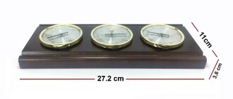 TFA Ahşap Analog Hava İstasyonu Sıcaklık Nem Basınç - 5