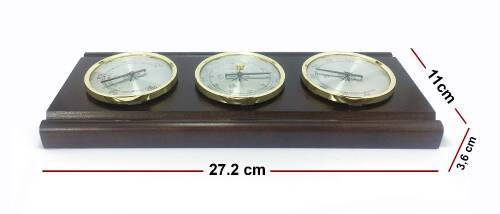 TFA Ahşap Analog Hava İstasyonu Sıcaklık Nem Basınç - 5