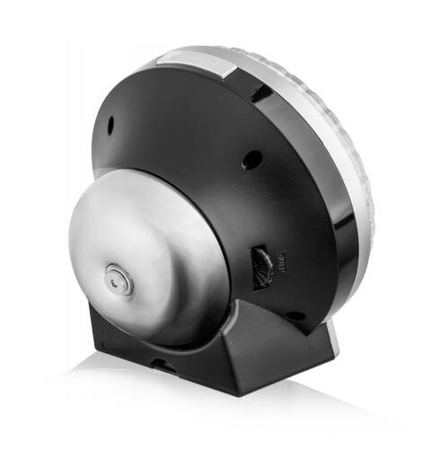 TFA Analog Görünümlü Elektronik Alarmlı Masa Saati Sessiz Akar Saniye Ekran Aydınlatmalı - 3