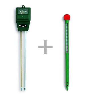 Economic Set of TFA Combitest Soil PH Moisture, Lightmeter and TFA Soil Thermometer