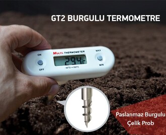 TFA Donmuş Ürün Vidalı Saplamalı Burgu Termometre - Thumbnail