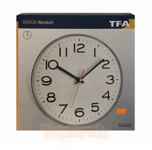 TFA Duvar Saati Beyaz - 7