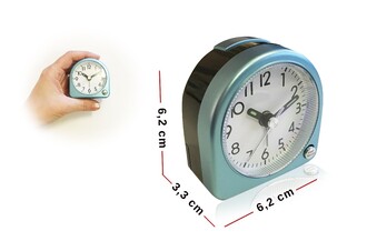 TFA Elektronik Mini Alarm Saat Aydınlatmalı Mavi - Thumbnail
