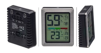 TFA Exacto Kalibre Edilebilir Mıknatıslı Sıcaklık ve Nem Ölçer Ekran Aydınlatmalı - 3