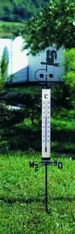 TFA Horoz Rüzgar Güllü Bahçe Termometresi - Thumbnail