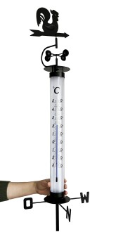 TFA Horoz Rüzgar Güllü Bahçe Termometresi - 4