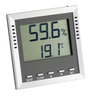 TFA Klima Guard Digital Thermometer Hygrometer with Alarm