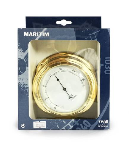 TFA MARITIM Analog Yacht Thermometer Anticorrosive