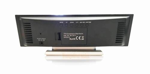 TFA Masaüstü Led Alarmlı Nem Ölçerli Saat Termometre 60.2011 - 2