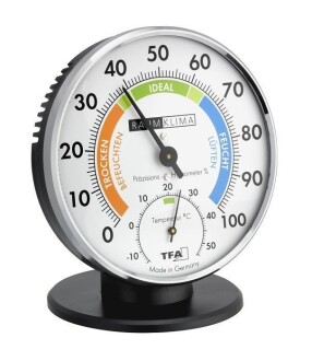 TFA Table Top Colorful Analog Thermo-Hygrometer