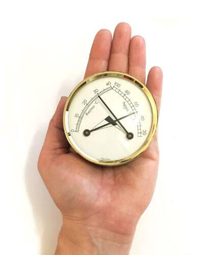 TFA Mekanik Mini Oda Termometre Nem Ölçer - 4