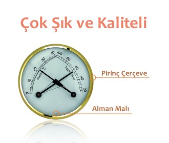 TFA Mekanik Mini Oda Termometre Nem Ölçer - 5