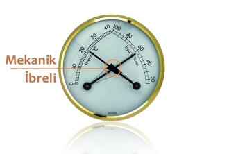 TFA Mekanik Mini Oda Termometre Nem Ölçer - 7