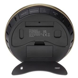 TFA Meteomar Maritime Yeni Nesil Dijital Hava İstasyonu Barometreli 35.1124.53 Sarı Prinç - 4