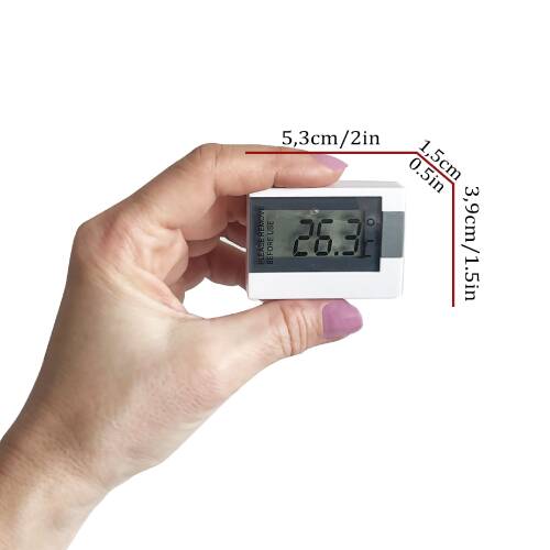 TFA Mini Dijital Termometre Beyaz - 4