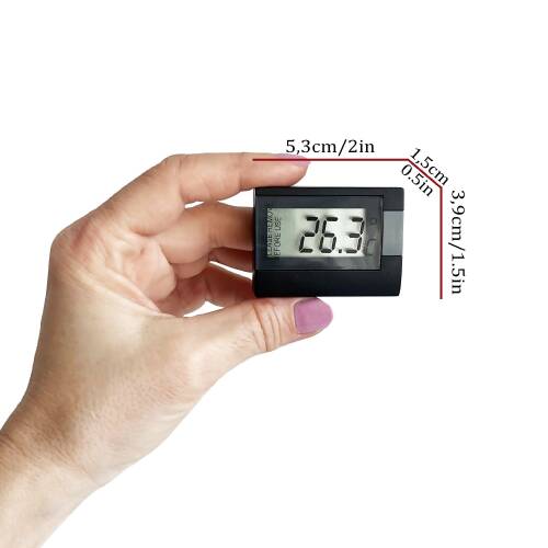 TFA Mini Dijital Termometre Siyah - 4