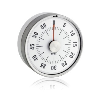 TFA Puck Kitchen Timer (White)