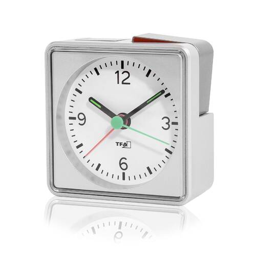 TFA Push Alarmlı Aydınlatmalı Elektronik Masa Saati