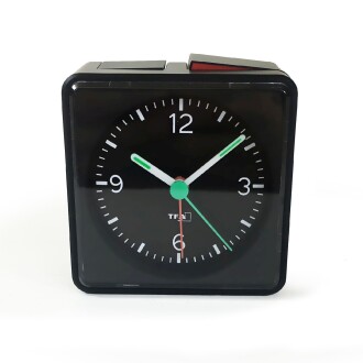 TFA Push Alarmlı Aydınlatmalı Elektronik Masa Saati Siyah - 8