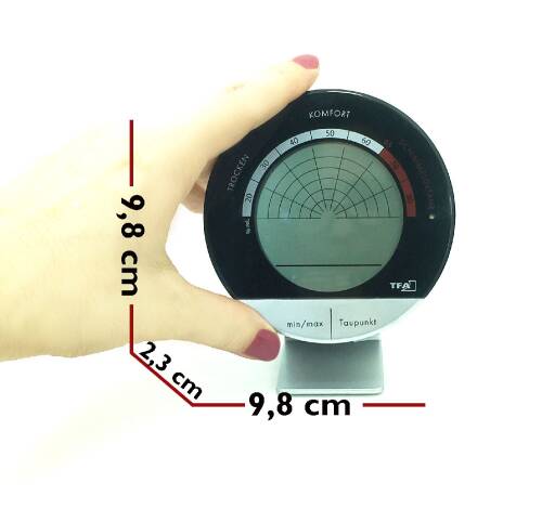 TFA Radar Dijital Kayıtlı Termometre Nem Ölçer - 7