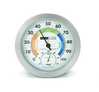 TFA Renkli Analog Termometre Nem Ölçer - Thumbnail