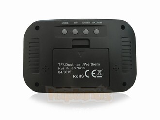 TFA Renkli Elektronik Saat Termo-Higrometre - Thumbnail