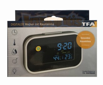 TFA Renkli Elektronik Saat Termo-Higrometre - 8