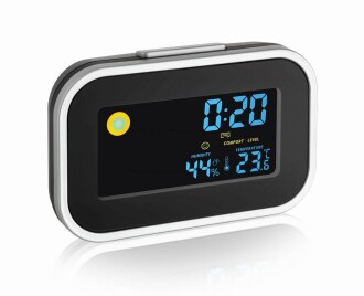 TFA Color Screen Clock Electronic Thermometer Hygrometer