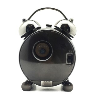 TFA Retro Elektronik Alarmlı Saat Siyah Sessiz Akar Saniye - 2