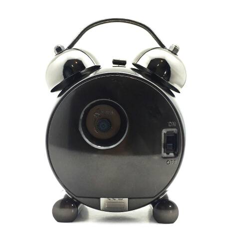 TFA Retro Elektronik Alarmlı Saat Siyah Sessiz Akar Saniye - 2