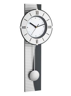 TFA - TFA Pendulum Wall Clock Silver