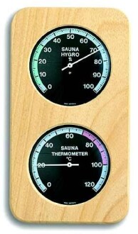 TFA Sauna Thermometer Hygrometer Wooden