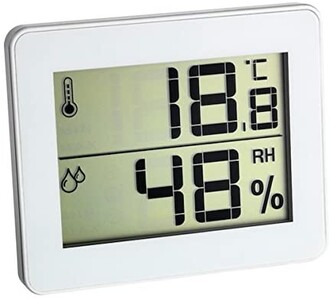 TFA - TFA Slim Digital Thermometer Hygrometer Grey