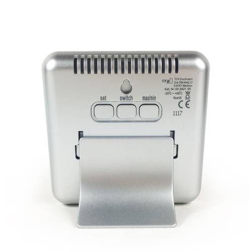 TFA Style Kırmızı Çiçekli Termometre Nem Ölçer - 6