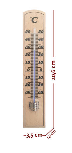 TFA Tahta Duvar Termometresi - 4