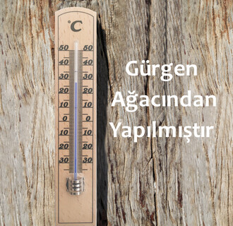 TFA Wooden Wall Thermometer - 5