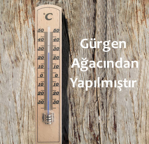 TFA Wooden Wall Thermometer - 5