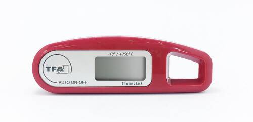TFA Thermo Jack Katlanır Problu Dijital Termometre Bordo